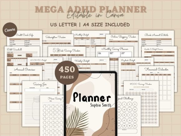 ADHD Planner for Work, ADHD Journal Plan: A Tool for Focus and Clarity