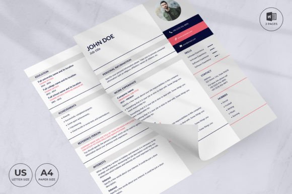 Art Gallery Resume Template CV: A Professional and Customizable Solution for Standout Resumes