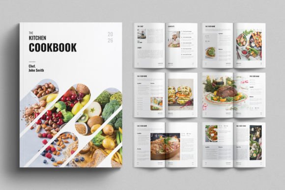 Cookbook Template Recipe Book Design: A Modern Solution for Professional Presentation
