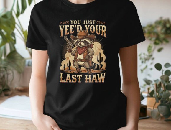 Cowboy Raccoon Png, Last Haw Western: A Strategic Design Asset for Creative and Commercial Use