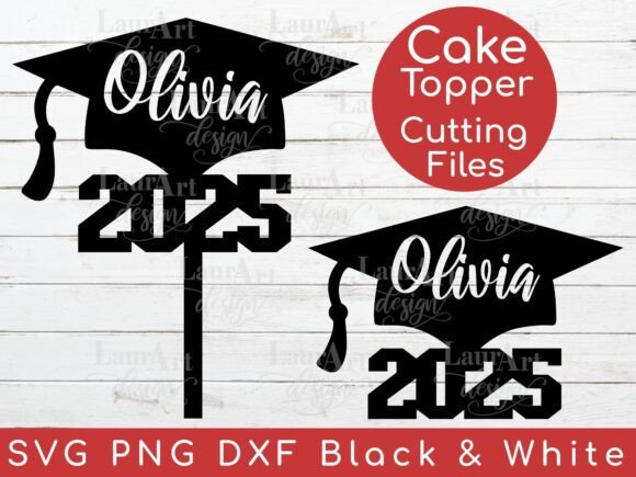 Graduation Cake Topper 2025 Graduate Hat