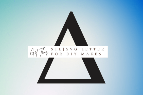 Greek Letter Delta SVG and STL: A Versatile Resource for Creative Projects