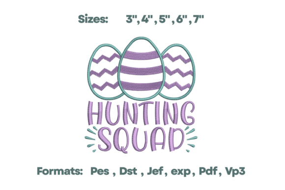 Hunting Squad Easter Egg Embroidery: A Modern Twist on Classic Spring Fun