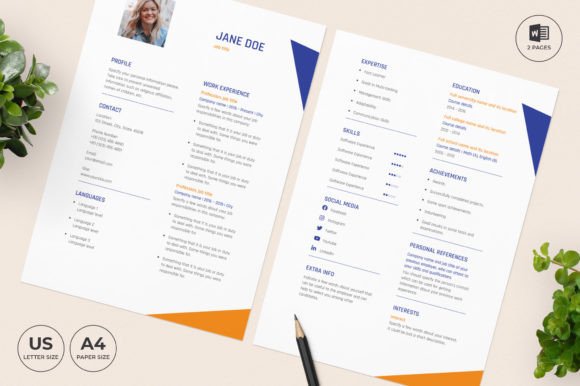 Interior Design Resume Template CV: A Professional Tool to Showcase Your Skills