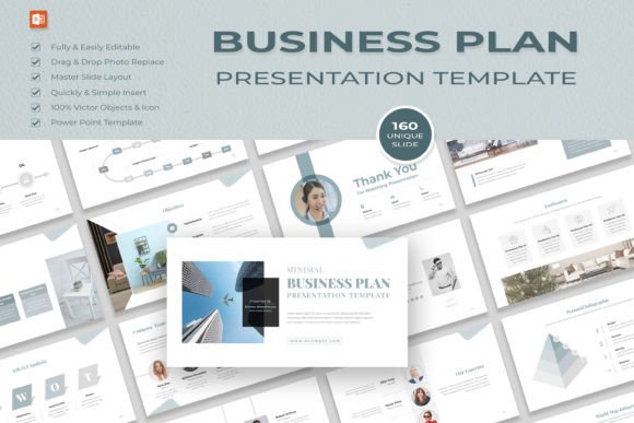 Minimalist Business Plan Presentation: A Streamlined Approach to Professional Communication