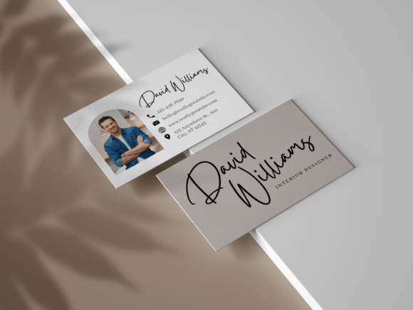 Simple Clean Business Card Template: A Digital Tool for Professional Branding