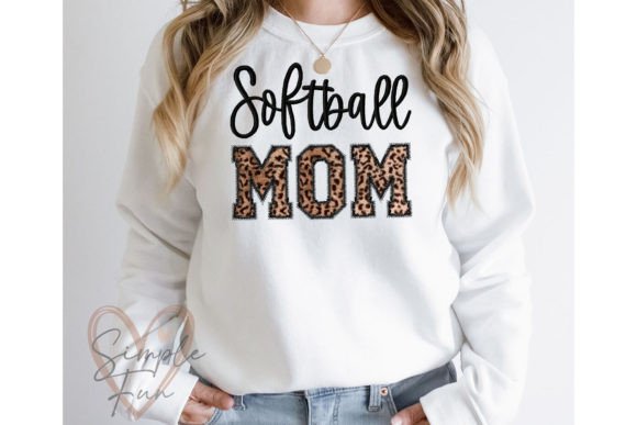 Soft MOM Applique Embroidery: A Unique Design for Softball Moms
